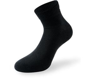 Lenz Performance Quarter Tech Calzini, nero, taglia 39 40 41 42 per maschi