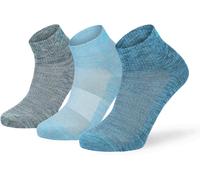 Lenz Performance Quarter Tech Calzini, verde-blu, taglia 43 44 45 46 per maschi