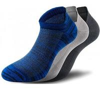 Lenz Performance Sneaker Tech Calzini, nero-grigio-blu, taglia 43 44 45 46 per maschi