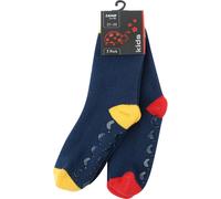 Lenz Rubber Print Calzini per bambini - Confezione da 2, Marina militare, Taglia 19-22