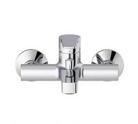 Lenz Rubinetto per vasca da bagno MOLA in cromo - Rubinetto moderno e di alta qualità - con cartuccia di marca in ceramica e ugello di marca di alta qualità - 46020102