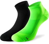 Lenz 3.0 Running Calzini, nero-verde, taglia 39 40 41