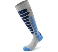 Lenz Skiing 2.0 Calzini, grigio/blu, Taglia 35-38