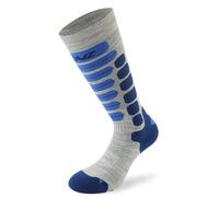 Lenz Skiing 2.0 Calzini per bambini, grigio/blu, Taglia 23-26