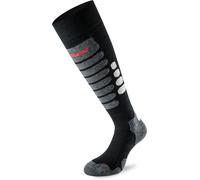 Lenz Calzini Skiing 3.0, nero-grigio, taglia 42-44 Uomo