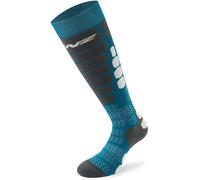Lenz Skiing 5.0 Calzini, blu/grigio, Taglia 35-38