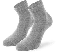 Lenz Soft Touch Quarters Calzini - Confezione da 2, grigio, taglia 39 40 41 42 per maschi