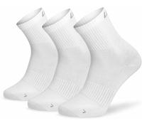 Lenz Sports Low Cut Calzini - Confezione da 3, Bianco, Taglia 35-38
