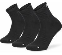 Lenz Sports Low Cut Calzini - Confezione da 3, nero, Taglia 35-38