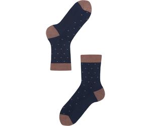 Lenz Think About Dots Calzini da donna - Confezione da 2, blu-marrone, taglia 39 40 41 42 per donne