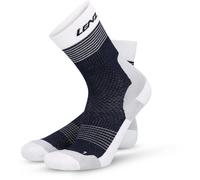 Lenz Think About Merino Nordic 2.0 Calzini, Blu scuro/bianco, Taglia 42-44
