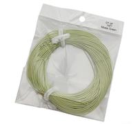 Lenza da pesca a mosca galleggiante, 30,5 m, doppio cono per dt verde, corda in nylon per precisione di lancio a mosca secca (3F)