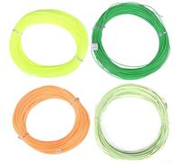 Lenza da pesca a mosca multiuso da 30 m con design a bassa memoria per una maggiore efficienza di aggancio (4# verde erba chiara)