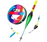 Lenza da pesca a mosca, set portatile ad alta visibilità, set di lenze da pesca con esca, per pescatori maschi e pescatori in kayak sul lago, fiume, laghetto, mare dalla barca o dal ponte