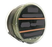 Lenza da pesca alla carpa mimetica 50 m, 8 supporti, con gancio morbido, treccia non rivestita, compatibile rig for capelli 25 a 35 libbre(15LB 50M BROWN)