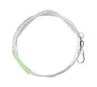 Lenza da pesca in acqua salata con manicotto luminoso, 1,2 m, in fibra di carbonio con cuscinetto a sfera a scatto