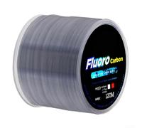 Lenza da pesca in fluorocarbonio da 120 m, leader ottimizzato in fibra di carbonio per un'esperienza di pesca senza sforzo (2,5 Bule)