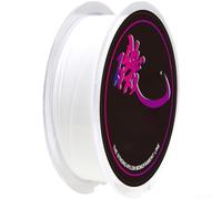 Lenza da pesca in mare da 200 metri, monofilamento in nylon resistente, per roccia, surf, spiaggia, casting, alta visibilità, bassa memoria, resistente all'acqua, bobina da 0,35 mm (bianco 2,5#)