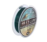 Lenza da pesca in nylon da 100 m, resistente, resistente all'usura, resistente alla pressione dell'acqua, linea invisibile, lenza da pesca maculata (colore: verde, numero di linea: 9,0) (verde 4,5)