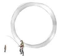 Lenza da pesca in nylon, monofilo, filo da pesca trasparente | Alta resistenza alla trazione, in nylon antiruggine, spessore 0,4 mm-1,0 mm, lunghezza 70-200 m, per pesca in mare