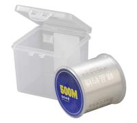 Lenza da pesca in nylon trasparente, 500 m, offre alta resistenza e maggiore resistenza all'usura per un lancio ottimale e un controllo del pesce (7.0)