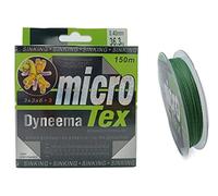 Lenza da pesca intrecciata Dyneema Micro Tex, 150 m, 0,14 - 0,50 mm