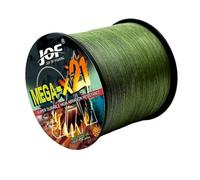 Lenza da pesca intrecciata in PE a 21 capi, liscia, resistente all'usura, durevole, ad alta visibilità for acqua dolce/salata(Army Green,0.34MM 58LB)