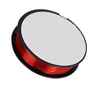 Lenza da pesca monofilamento in nylon 100 m, resistente, con bobina a bassa memoria(Red,0.8)