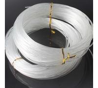 Lenza da pesca monofilamento in nylon per pesca subacquea a traina e pesca in barca, progettata per basso allungamento e alto carico (1,6 trasparente)