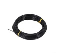 Lenza da pesca monofilamento in nylon resistente da 30 m per pesca subacquea a basso allungamento per barca a traina nera 1,6 mm 145,1 kg (1,6 nero)