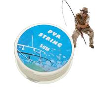 Lenza da pesca solubile in acqua - Filo per esche PVA ad alta risoluzione - Attrezzature da pesca per il lancio per stagno lago fiume acqua salata