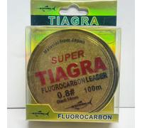"Lenza da pesca super resistente, con varie specifiche da 0,8 a 8,0, lenza terminale in fluorocarbonio super TIAGRA, design lungo 100 metri, che offre un'eccellente resistenza alla trazione e all'usur