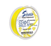 Lenza da Pesca Treccia Sicata 150 m X8 + 1 Giallo Diamante Extra Forte...