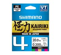 Shimano Kairiki 4 300mt 0,200mm Multi Color