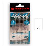 Lenza Montata Trabucco HISASHI Surfcasting - Amo 3282 ABERDEEN Forgiato Black Nickel con Occhiello - 200 cm XPS 100% Fluorocarbon - Mare e Barca