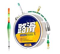 Lenza Per Bass,Set Galleggiante Automatico Con Filo Da Pesca - Set di Lenze Preannodate - Per Acqua Salata, Campeggio, Escursioni, Bass, Pesce Gatto, Trota, Crappie