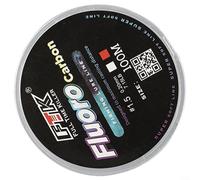 Lenza per esche da pesca in fluorocarbonio da 100 m, con leader in fibra di carbonio 4 13/34, forza 14,5 kg per una resistenza superiore e un aspetto invisibile (1,5-0,20 mm-3,2 kg bianco)