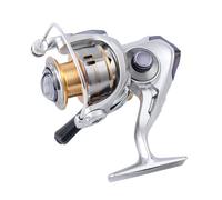 Lenza, ruota da pesca, che gira, tutto in metallo