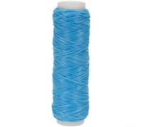 Lenze da pesca, bobina da 100 m, filo Firewire elastico resistente, esche morbide sicure senza nodi, mantengono le mani pulite, cozze di mare, gamberetti, pesca al fegato (blu)