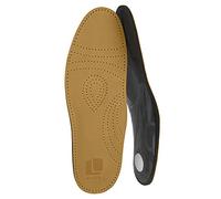Lenzen Prestige Solette Interne in Pelle di Alta Qualità I Inserto per Scarpe Ortopediche con Supporto Metatarsale, Tallone e Carbone Attivo