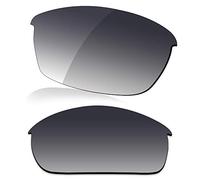 LenzReborn Lente Polarizzata Ricambio per Oakley Bottle Rocket OO9164 Sunglass - Altre opzioni Grigio sfumato - Polarizzato Taglia unica