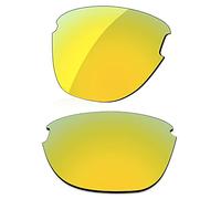 LenzReborn Lente Polarizzata Ricambio per Oakley Frogskins Lite OO9374 Sunglass - Altre opzioni Giallo oro - Polarizzato a specchio Taglia unica