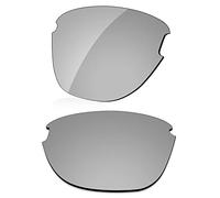 LenzReborn Lente Polarizzata Ricambio per Oakley Frogskins Lite OO9374 Sunglass - Altre opzioni Grigio argento - Polarizzato a specchio Taglia unica