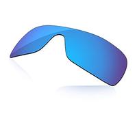 LenzReborn Lente Polarizzata Ricambio per Oakley Turbine Rotor OO9307 Sunglass - Altre opzioni Blu ghiaccio - Polarizzato a specchio Taglia unica