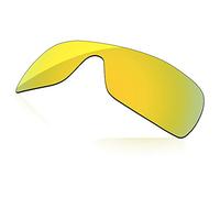 LenzReborn Lente Polarizzata Ricambio per Oakley Turbine Rotor OO9307 Sunglass - Altre opzioni Giallo oro - Polarizzato a specchio Taglia unica