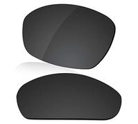 LenzReborn - Lenti polarizzate di ricambio per Oakley Straight Jacket 2007, Nero scuro - Polarizzato, Taglia unica