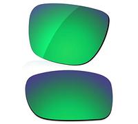 LenzReborn Lenti polarizzate di ricambio per occhiali da sole Oakley Crossrange OO9361, colore verde prato, a specchio polarizzate