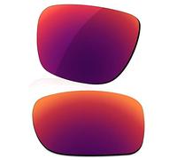 LenzReborn Lenti polarizzate di ricambio per occhiali da sole Oakley Drop Point OO9367, viola reale, a specchio