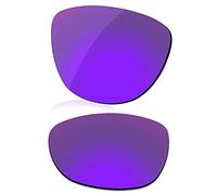 LenzReborn Lenti polarizzate di ricambio per occhiali da sole Oakley Frogskins OO9013, colore: Viola uva, Grape Violet - Polarizzato Specchiato, Taglia unica