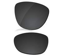 LenzReborn - Lenti polarizzate di ricambio per occhiali da sole Oakley Frogskins XS OJ9006, Nero scuro - Polarizzato, Taglia unica